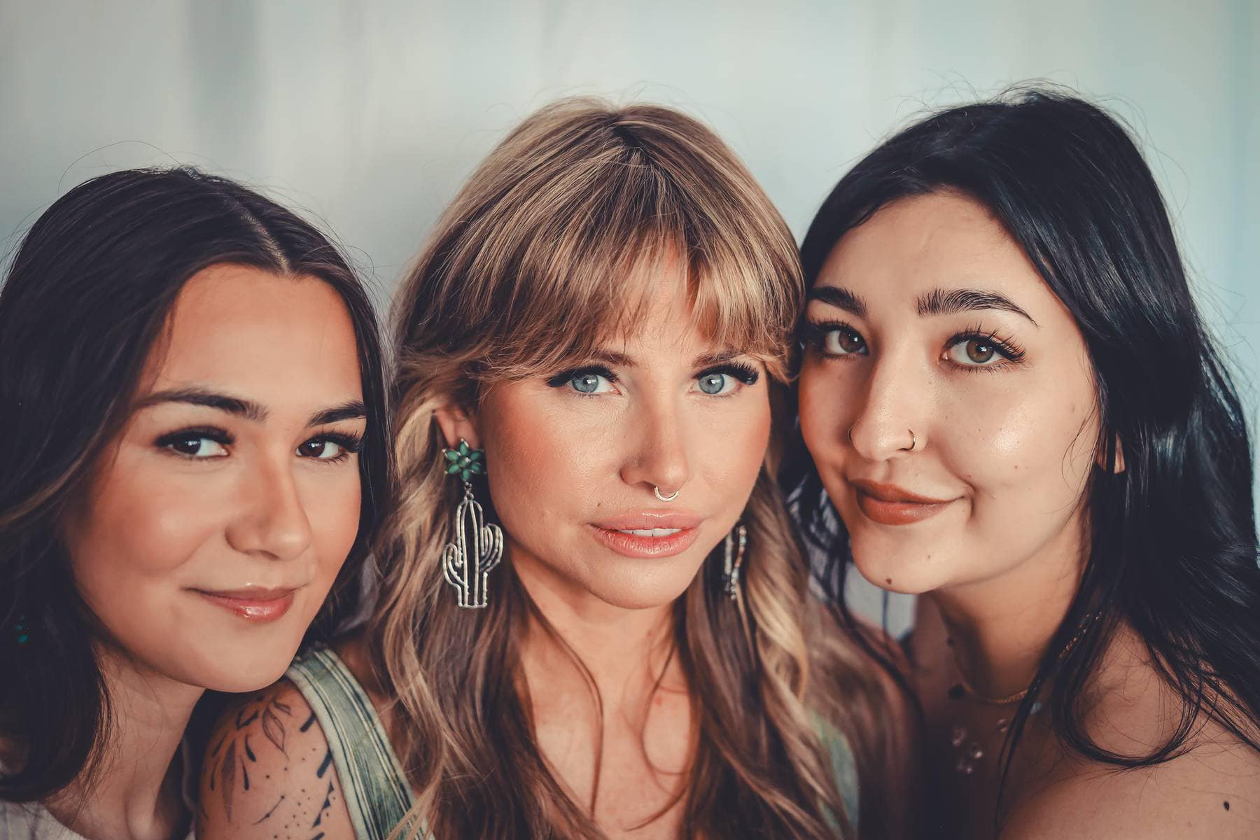Three artists from Plush Beauty Bar